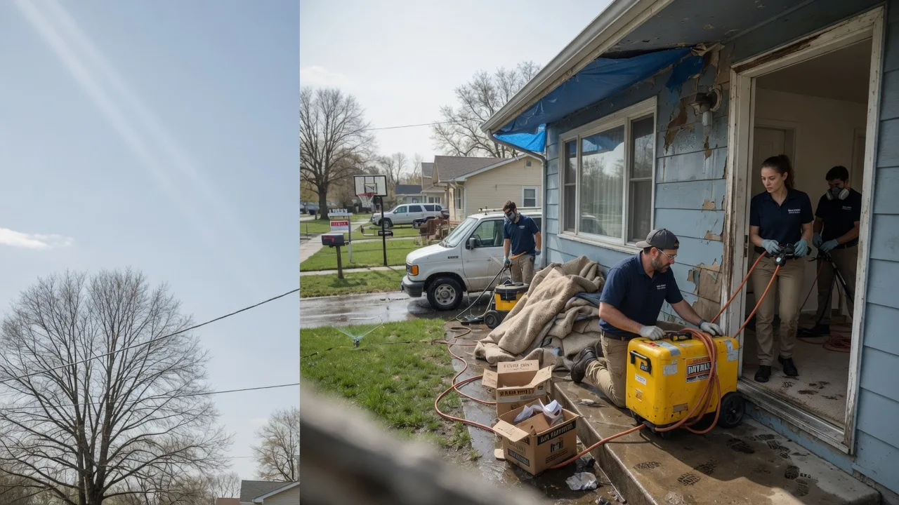 Basement Flood Cleanup in Erick, OK near me
